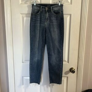Judy, blue boyfriend style denim jeans medium wash size 25